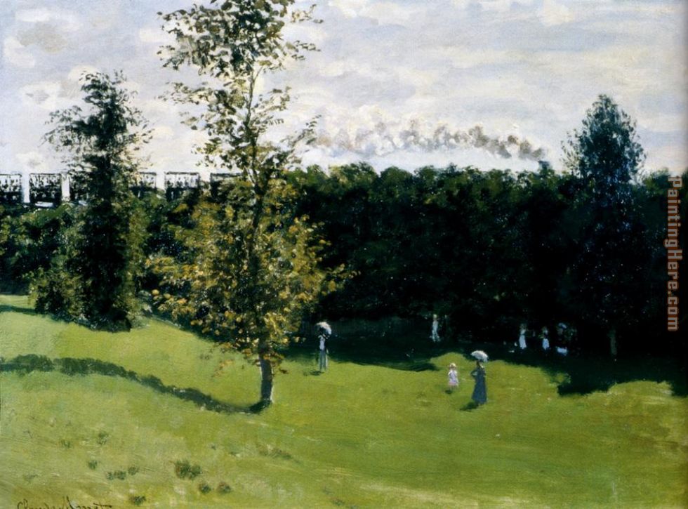 Train In The Country painting - Claude Monet Train In The Country art painting